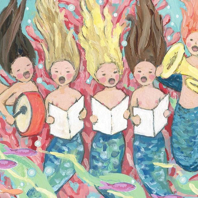 CAROL SINGERS CARD