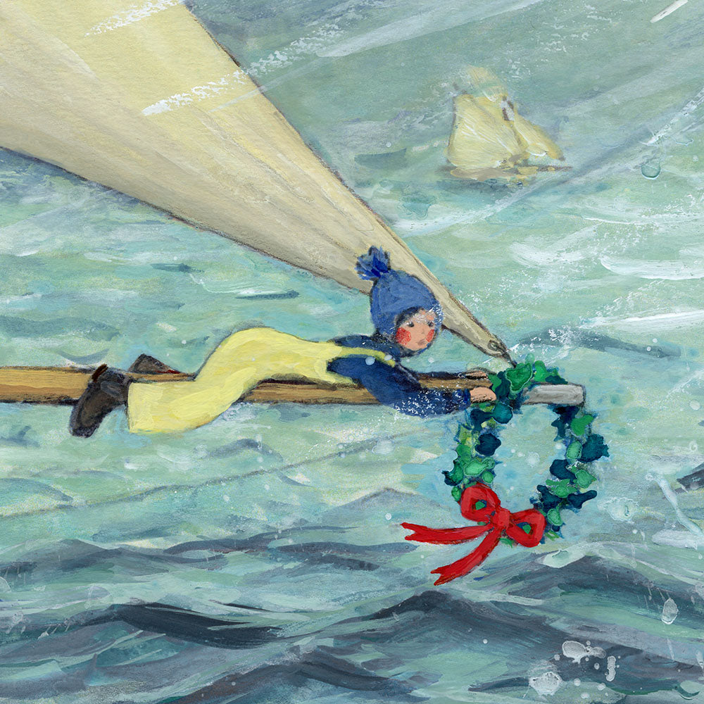 CHRISTMAS AT SEA CARD