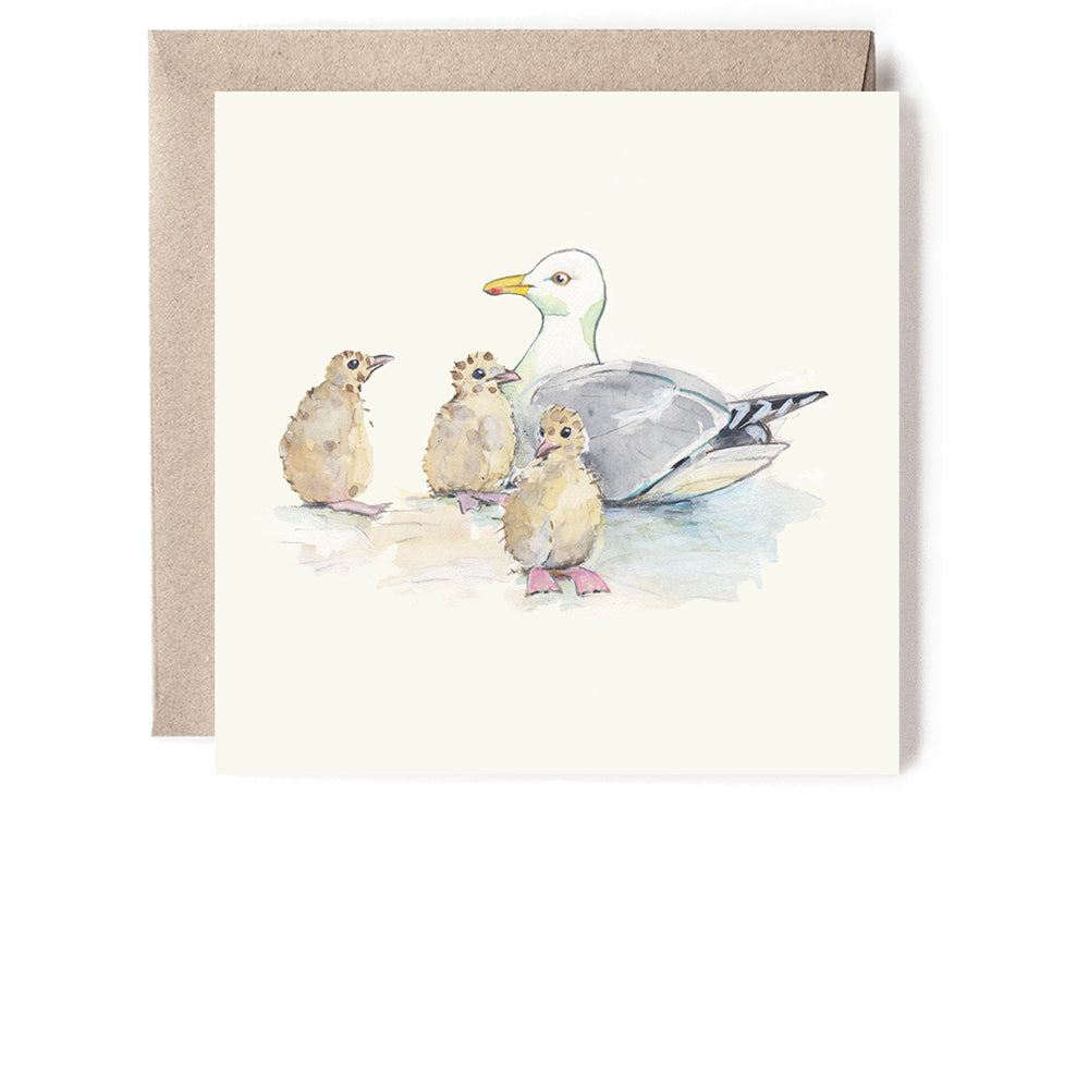 HERRING GULL MINI CARD