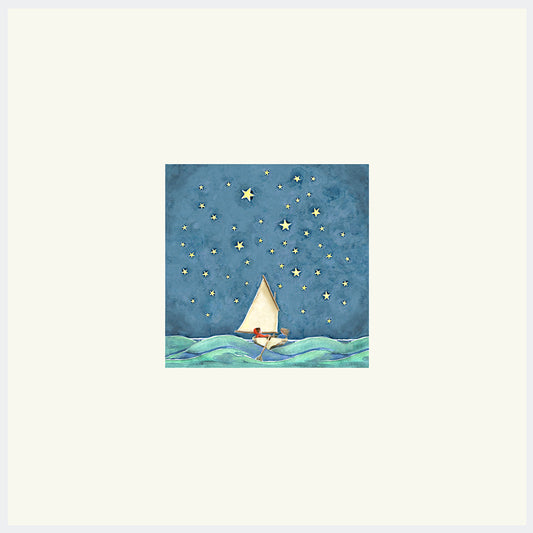 STARRY NIGHT MINIATURE PRINT