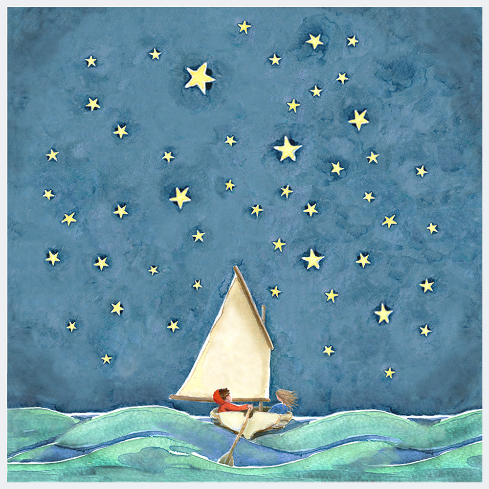 STARRY NIGHT MINIATURE PRINT