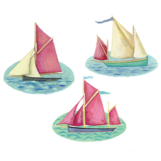 THREE MORE BOATS STICKER PACK