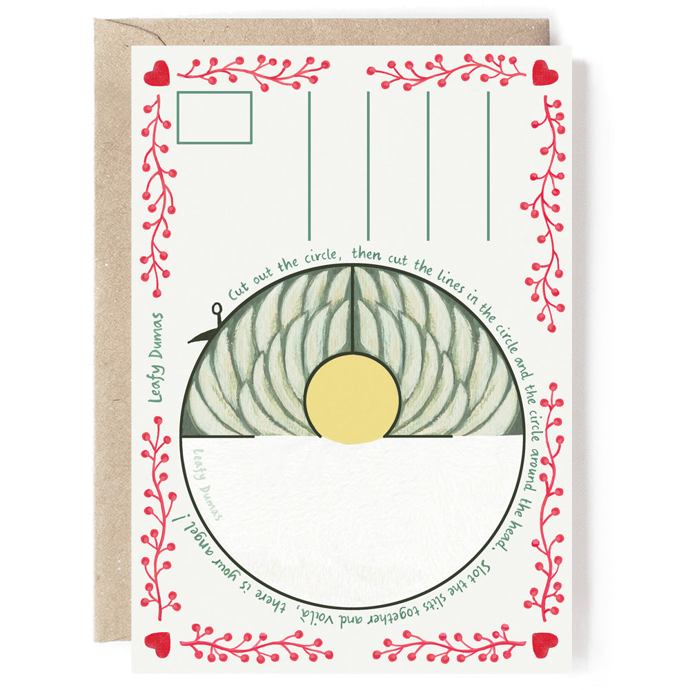 MAKE AN ANGEL CARD
