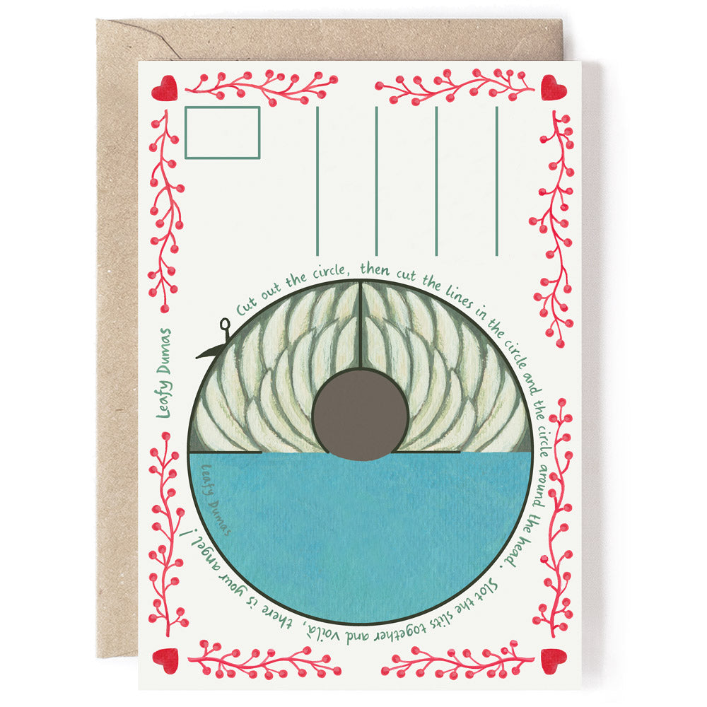 MAKE AN ANGEL CARD