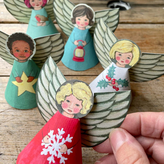 MAKE AN ANGEL CARD