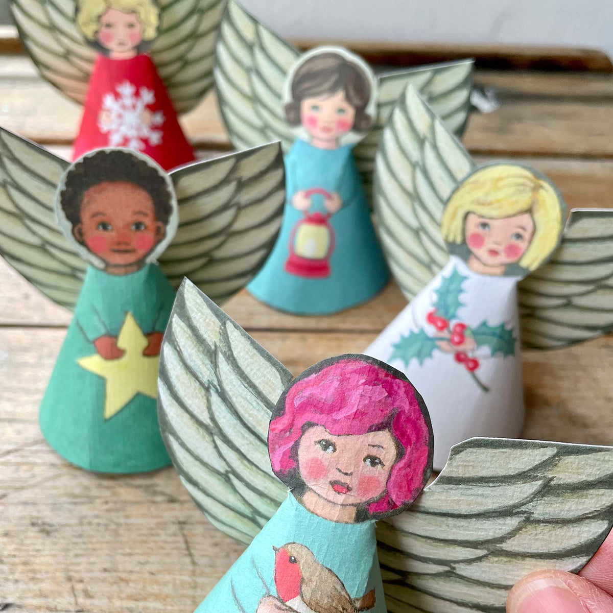 MAKE AN ANGEL CARD