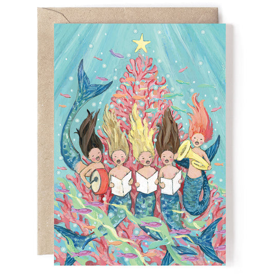 CAROL SINGERS CARD