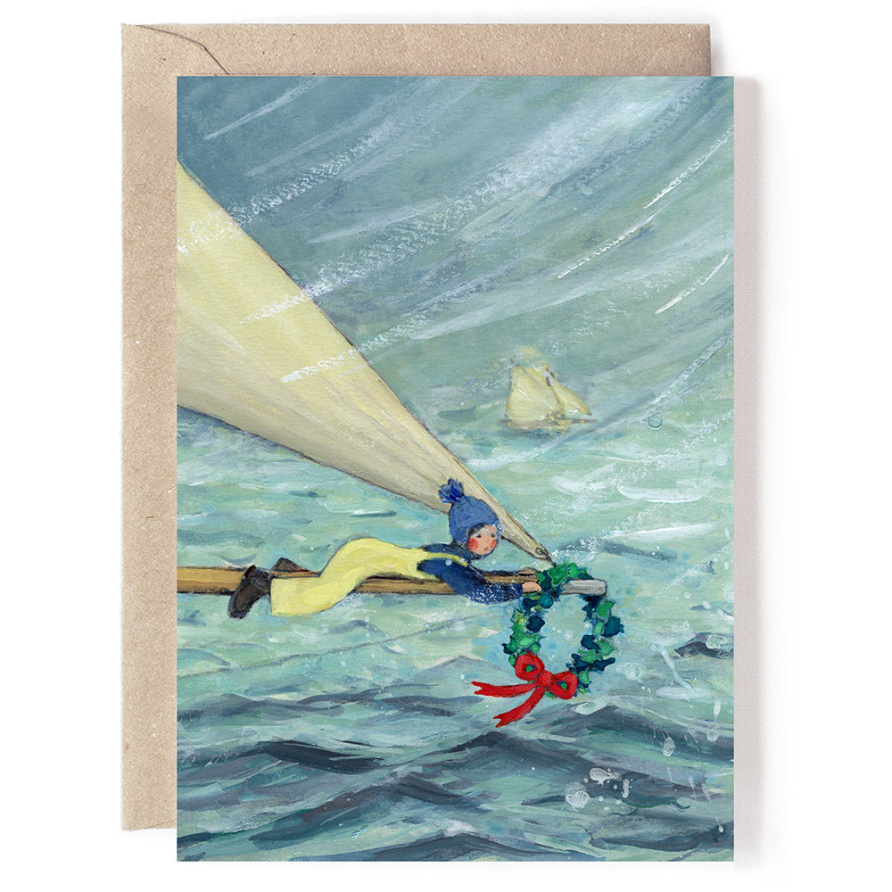 CHRISTMAS AT SEA CARD