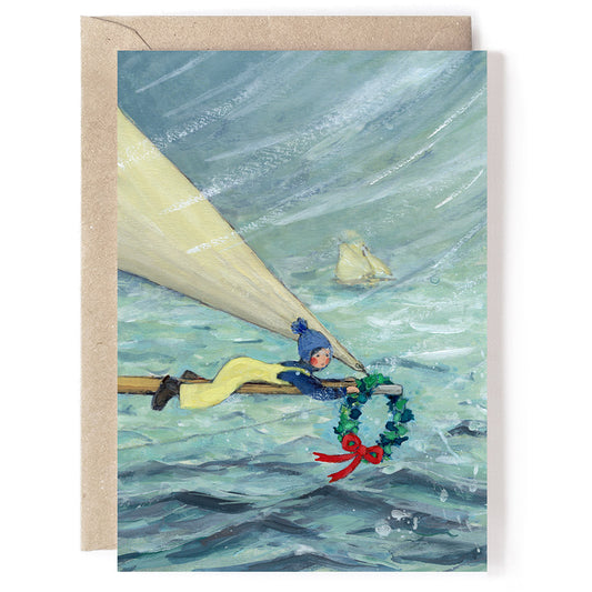 CHRISTMAS AT SEA CARD