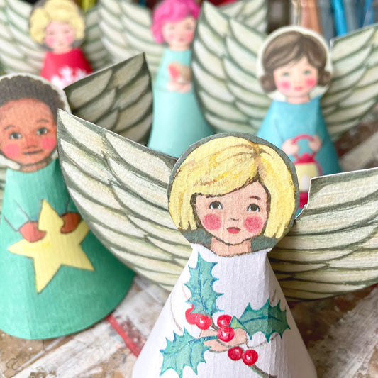 MAKE AN ANGEL CARD